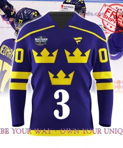 4 Nations FaceOff 2025 Sweden Personalized Special Edition Hockey Jersey Collection 8