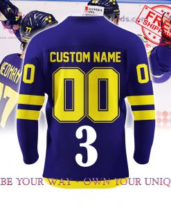 4 Nations FaceOff 2025 Sweden Personalized Special Edition Hockey Jersey Collection 9