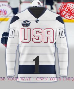 4 Nations Face-Off 2025 USA Personalized Special Edition Hockey Jersey Collection