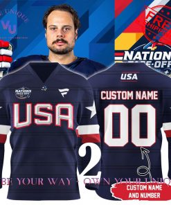 4 Nations FaceOff 2025 USA Personalized Special Edition Hockey Jersey Collection 4