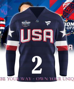 4 Nations FaceOff 2025 USA Personalized Special Edition Hockey Jersey Collection 5