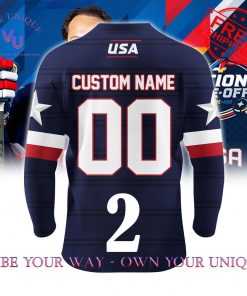 4 Nations FaceOff 2025 USA Personalized Special Edition Hockey Jersey Collection 6