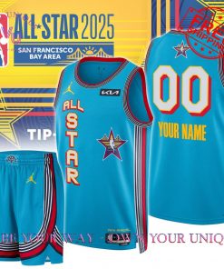 All-Star 2025 NBA Custom Name Basketball Jersey Collection