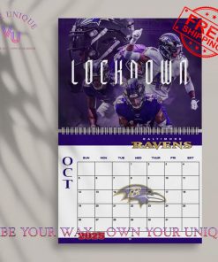 Baltimore Ravens Special 2025 Wall Hanging Calendar