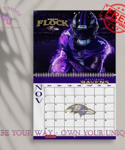 Baltimore Ravens Special 2025 Wall Hanging Calendar