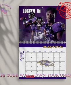 Baltimore Ravens Special 2025 Wall Hanging Calendar