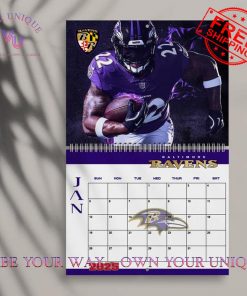 Baltimore Ravens Special 2025 Wall Hanging Calendar