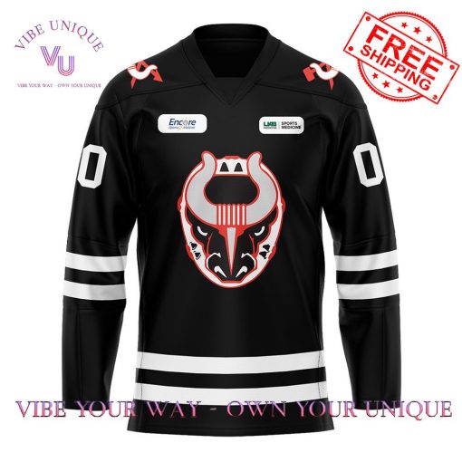 Birmingham Bulls His Back 2025 Raffles Custom Name Limited Hockey Jersey