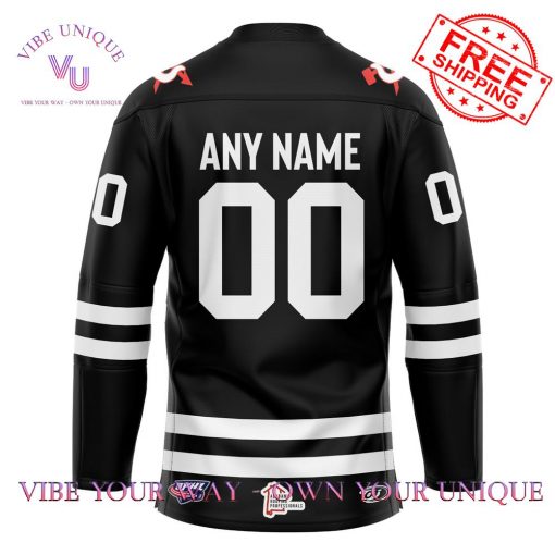 Birmingham Bulls His Back 2025 Raffles Custom Name Limited Hockey Jersey