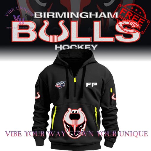 Birmingham Bulls Hockey SPHL FP Limited Edition Multicolor Half Zip Hoodie