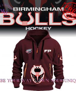 Birmingham Bulls Hockey SPHL FP Limited Edition Multicolor Half Zip Hoodie