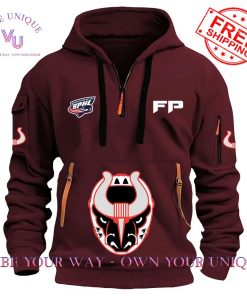 Birmingham Bulls Hockey SPHL FP Limited Edition Multicolor Half Zip Hoodie