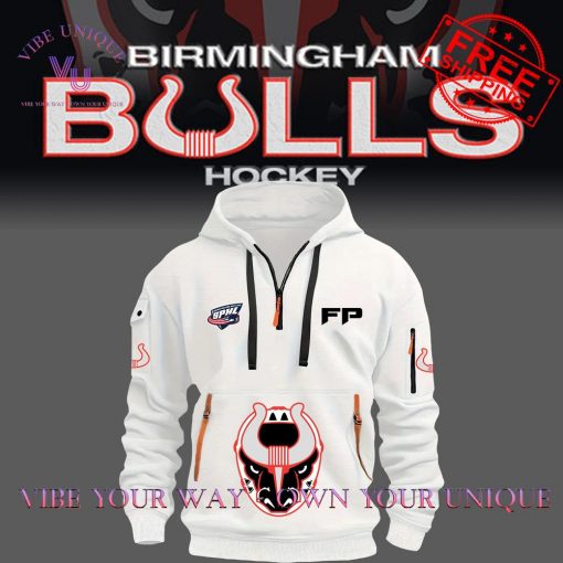 Birmingham Bulls Hockey SPHL FP Limited Edition Multicolor Half Zip Hoodie