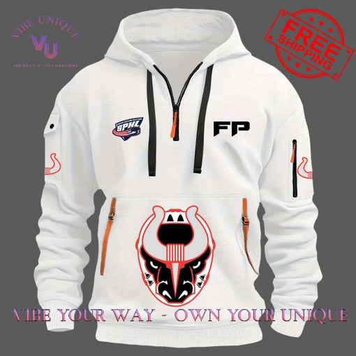 Birmingham Bulls Hockey SPHL FP Limited Edition Multicolor Half Zip Hoodie