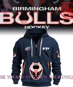 Birmingham Bulls Hockey SPHL FP Limited Edition Multicolor Half Zip Hoodie