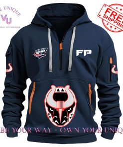 Birmingham Bulls Hockey SPHL FP Limited Edition Multicolor Half Zip Hoodie