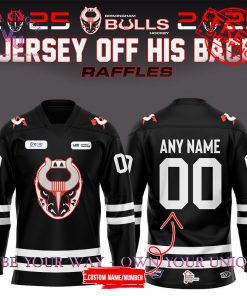 Birmingham Bulls Hockey SPHL Jersey Off His Back Custom Name Limited Edition Hockey Jersey 1