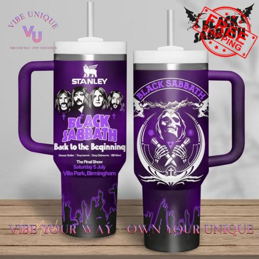 Black Sabbath Back To The Beginning Limited Edition Stanley Tumbler