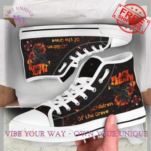 Black Sabbath Children Of The Grave Limited Edition Canvas Shoes