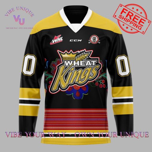 Brandon Wheat Kings Custom Name Limited Edition Hockey Jersey