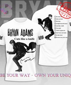 Bryan Adams Cuts Like a Knife Limited Edition T-Shirt