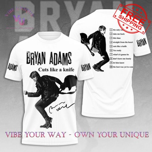 Bryan Adams Cuts Like a Knife Limited Edition T-Shirt