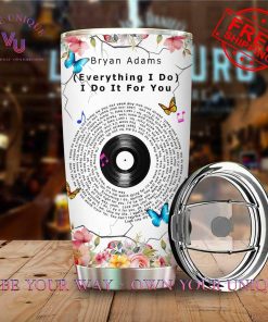 Bryan Adams Everything I Do Custom Name Limited Edition Tumbler