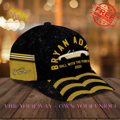 Bryan Adams Roll With The Punches 2025 Tour Cap Classic Cap