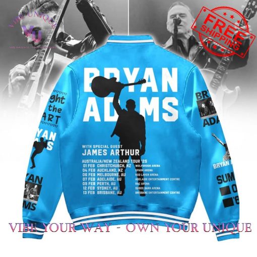 Bryan Adams Summer of 69 Concert Limited Edition Bomber Jacket