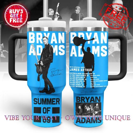 Bryan Adams Summer of 69 Tour 2025 Limited Edition Stanley Tumbler