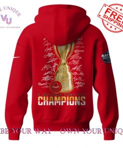 Canada 4 Nations FaceOff Champions 2025 Signature Special Edition Hoodie