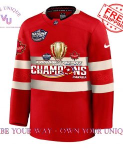 Canada 4 Nations Face-Off Champions 2025 Special Edition Hockey Jersey