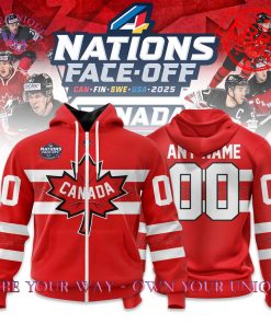 Canada 4 Nations Face-Off Custom Name Limited Edition Hoodie