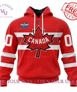 Canada 4 Nations Face-Off Custom Name Limited Edition Hoodie