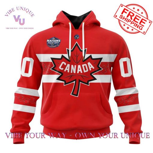 Canada 4 Nations Face-Off Custom Name Limited Edition Hoodie