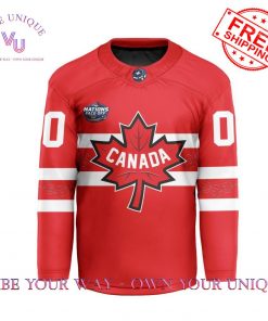 Canada 4 Nations Face-Off Custom Name Limited Edition Hookey Jersey