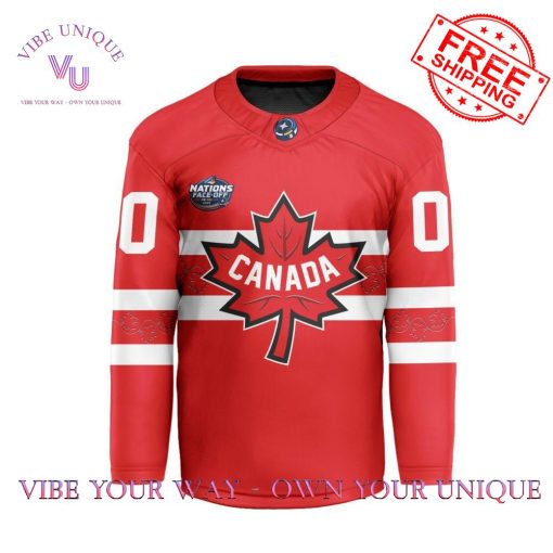 Canada 4 Nations Face-Off Custom Name Limited Edition Hookey Jersey