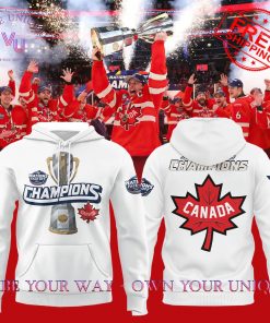 Canada Crowned 4 Nations Face-Off 2025 Champions Special Edition Hoodie