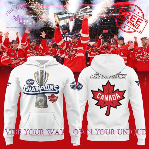 Canada Crowned 4 Nations Face-Off 2025 Champions Special Edition Hoodie