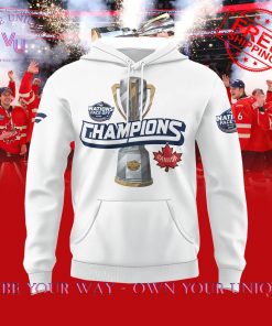 Canada Crowned 4 Nations Face-Off 2025 Champions Special Edition Hoodie