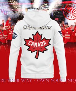 Canada Crowned 4 Nations FaceOff 2025 Champions Special Edition Hoodie