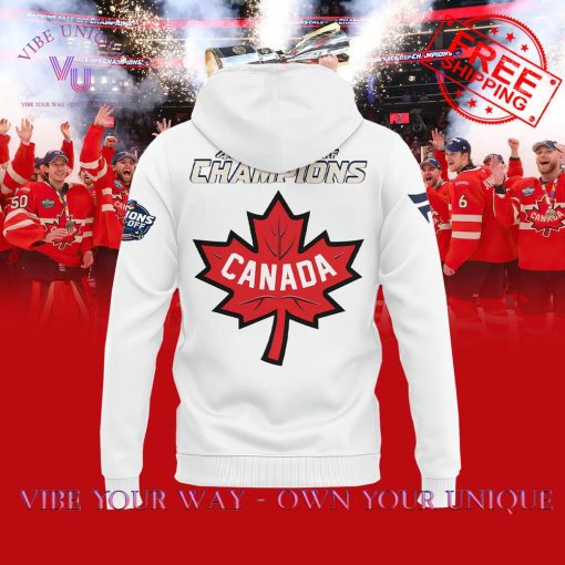 Canada Crowned 4 Nations Face-Off 2025 Champions Special Edition Hoodie