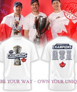 Canada Hockey Champions 2025 4 Nations Face-Off Limited Edition T-Shirt