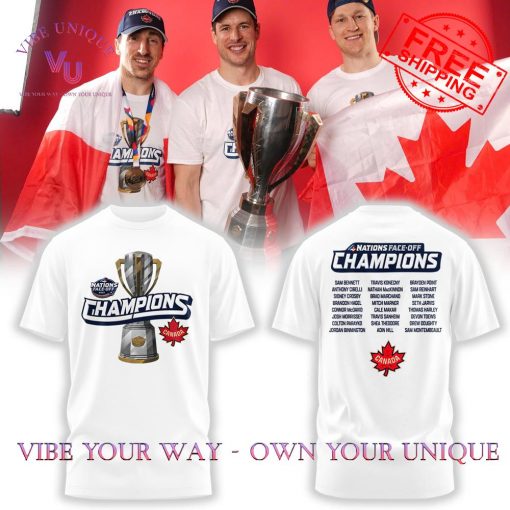 Canada Hockey Champions 2025 4 Nations Face-Off Limited Edition T-Shirt