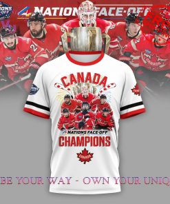 Canada NHL 4 Nations Face-Off 2025 Champions Limited Edition T-Shirt