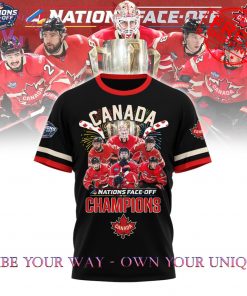 Canada NHL 4 Nations FaceOff 2025 Champions Limited Edition TShirt