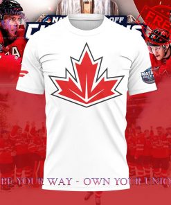 Canada Team 2025 Champions 4 Nations Face-Off Signature Exclusive Edition Shirt