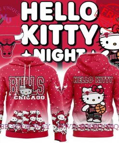 Chicago Bulls X Hello Kitty Night Special Edition Hoodie