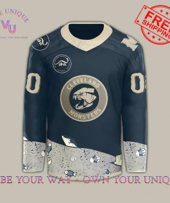 Cleveland Monsters x 2024 FOSSIL FACEOFF Premium Special Edition Hockey Jersey