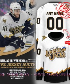 Cleveland Monsters x Lumberjacks Premium Special Edition Hockey Jersey